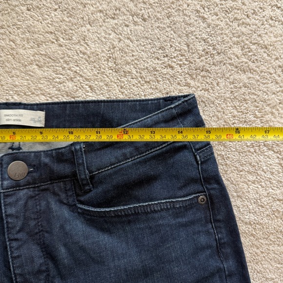 J.‎ Jill Denim Women Sz 8 Smooth Fit Ankle Dark Blue Petite - Picture 3 of 10
